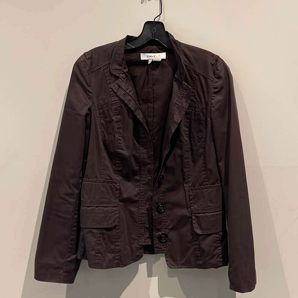 Zara Brown blazer jacket